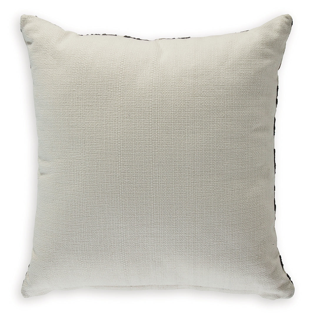 Kaidney Ivory/Gray/Gold Pillow