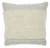 Rowcher Gray/White Pillow