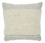 Rowcher Gray/White Pillow