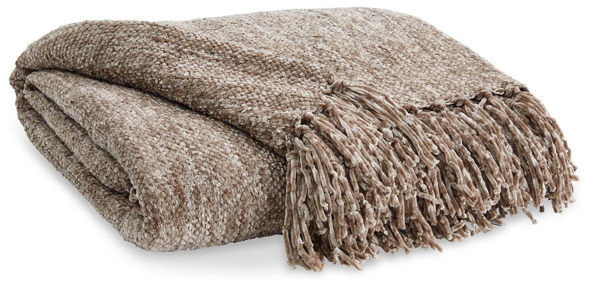 Tamish Taupe Throw