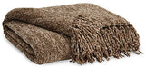 Tamish Brown Throw (Set Of 3)