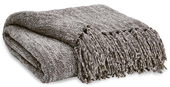 Tamish Gray Throw (Set Of 3)