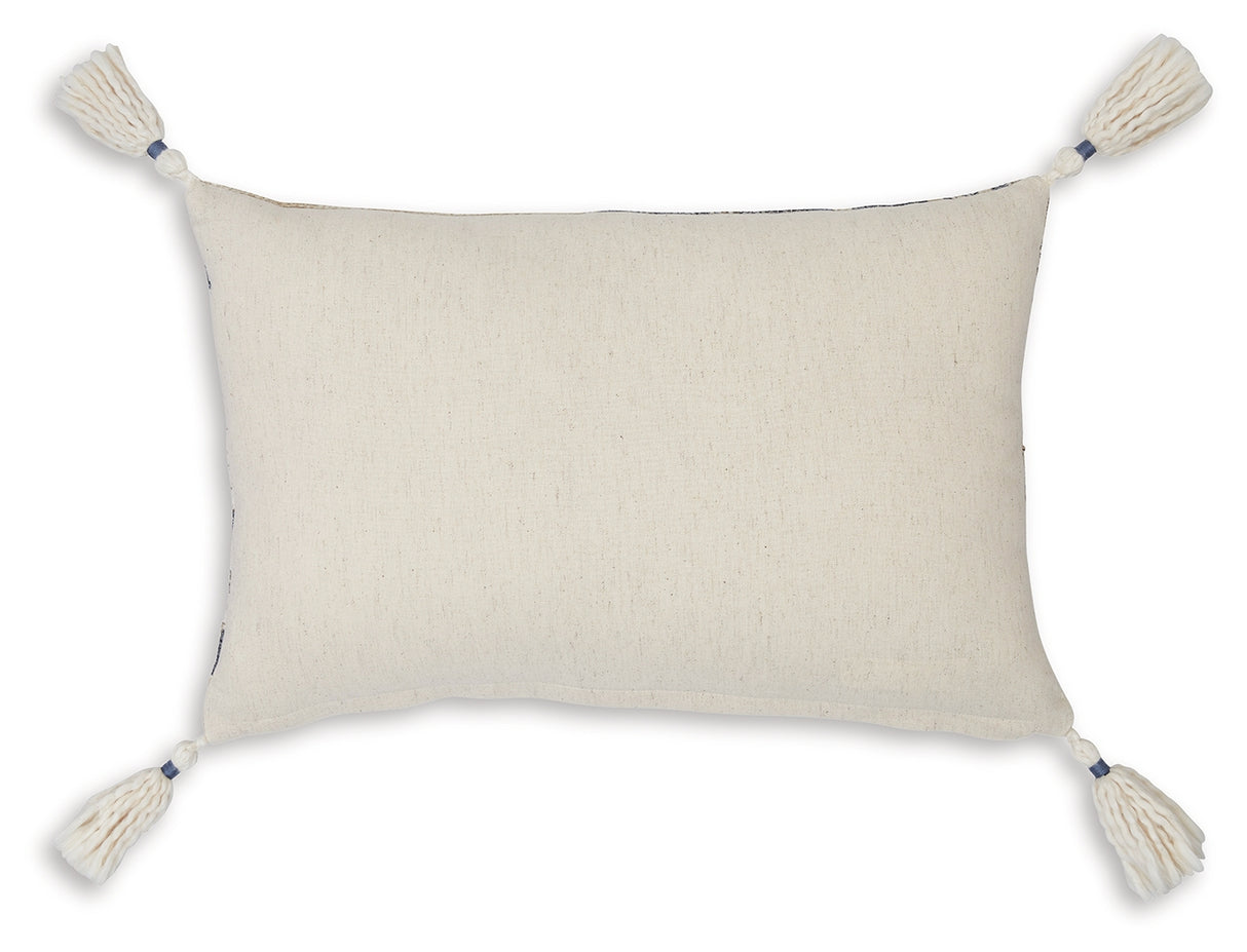 Winbury Blue/Tan/White Pillow (Set Of 4)