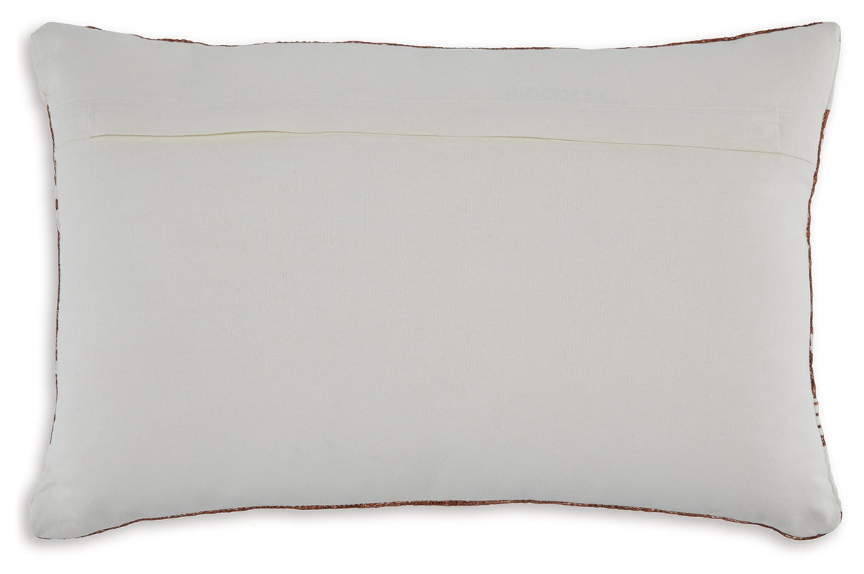 Ackford White/Rust Pillow (Set Of 4)