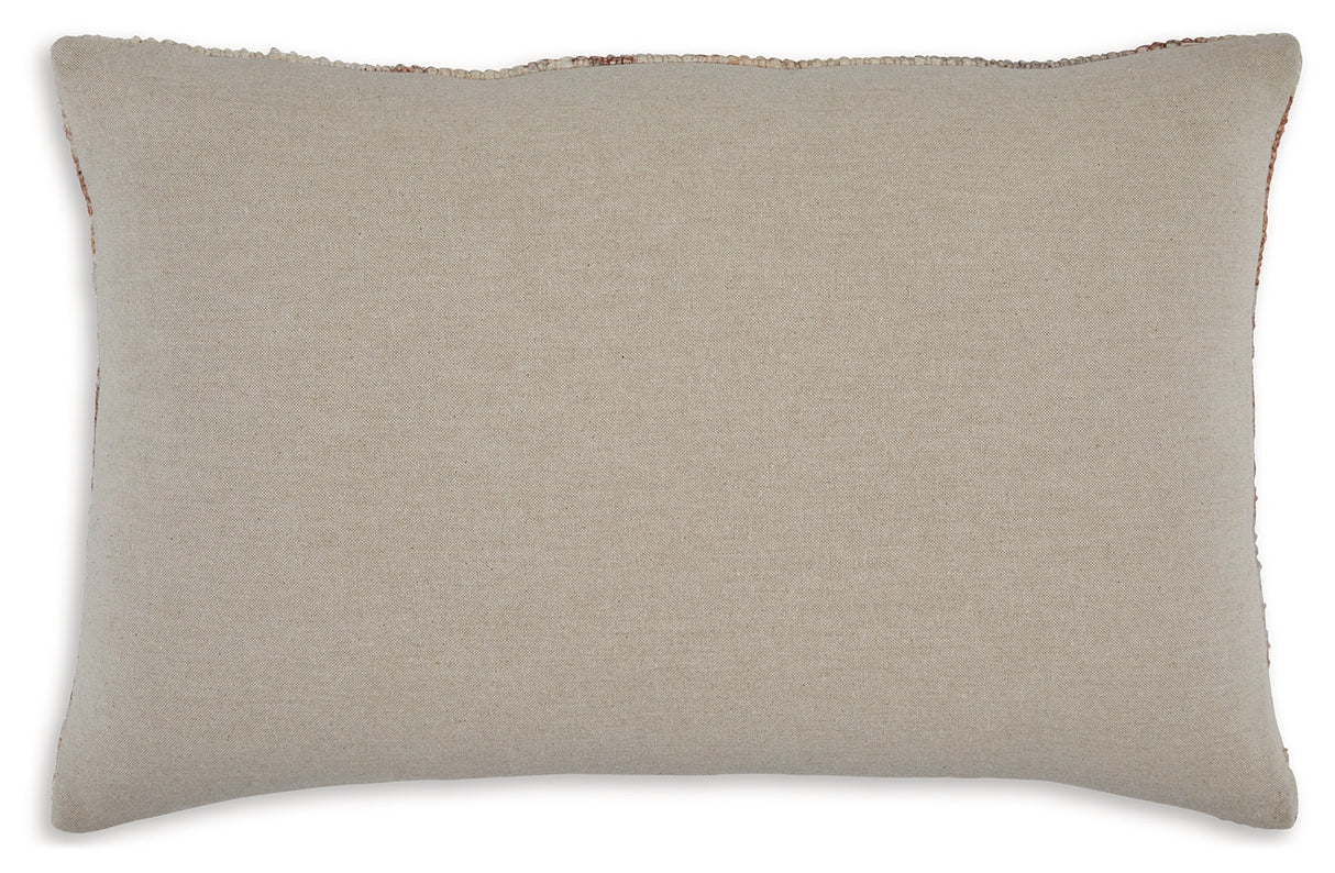 Aprover Rust/Gray/White Pillow (Set Of 4)