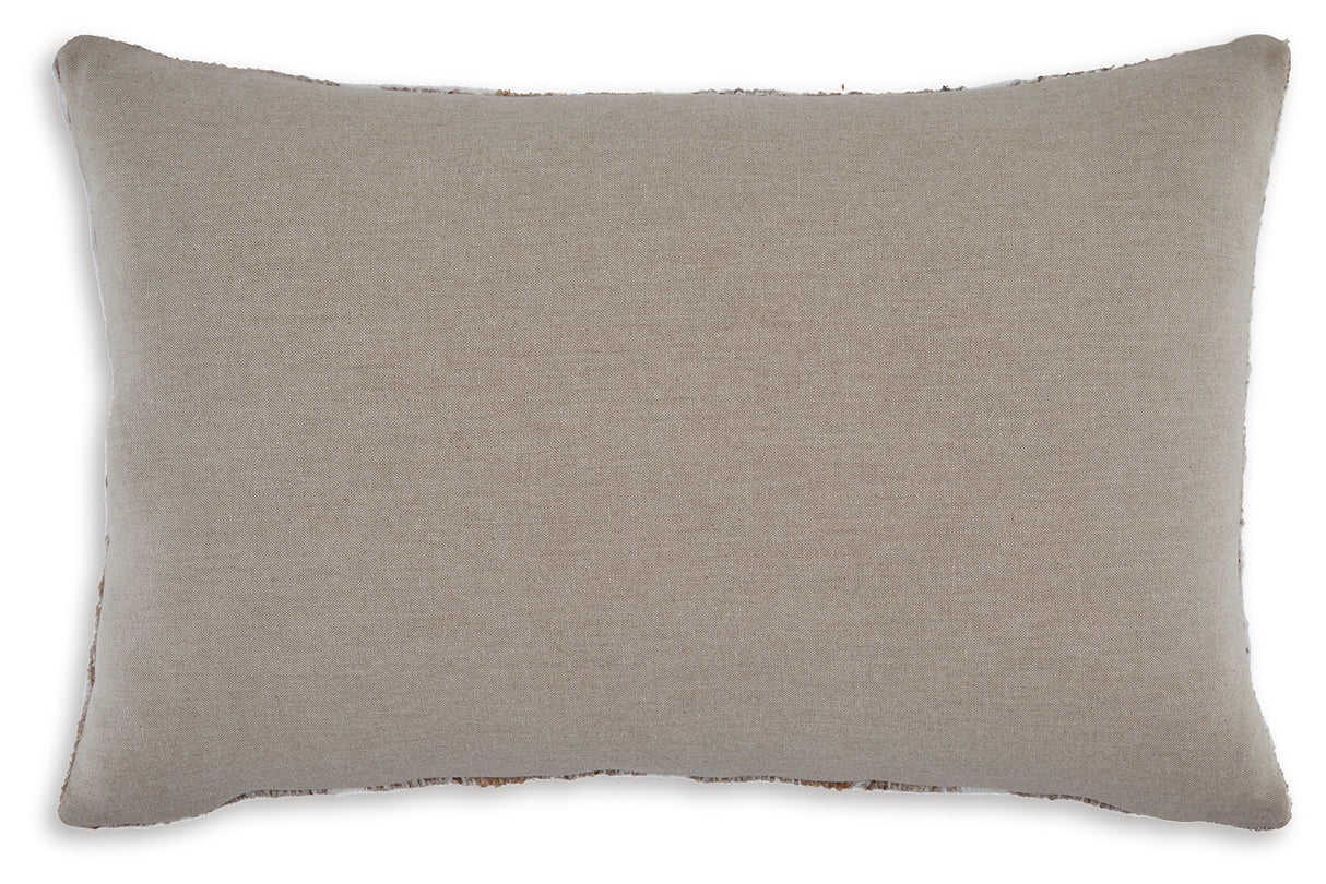 Benish Tan/Brown/White Pillow (Set Of 4)