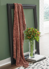 Tamish Rust Throw (Set Of 3)