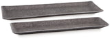 Garekton Pewter Finish Tray (Set Of 2)