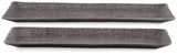 Garekton Pewter Finish Tray (Set Of 2)