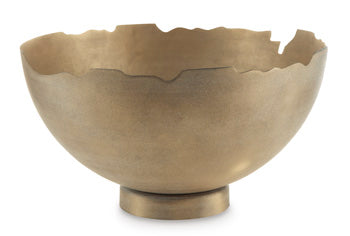 Maura Antique Gold Finish Bowl