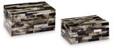 Ellford Black/Brown/Cream Box (Set Of 2)