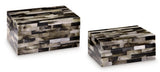 Ellford Black/Brown/Cream Box (Set Of 2)