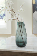 Beamund Teal Blue Vase (Set Of 2)