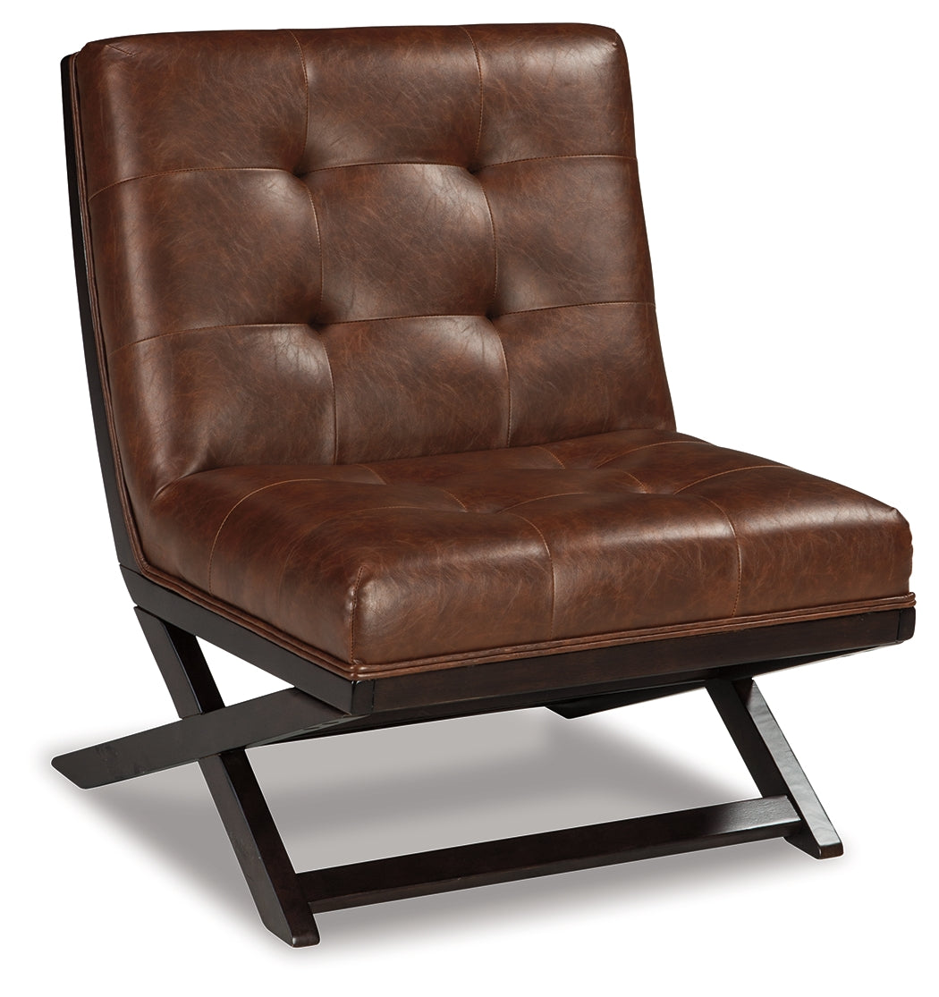 Sidewinder Brown Accent Chair