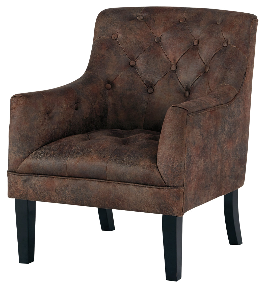 Drakelle Mahogany Accent Chair