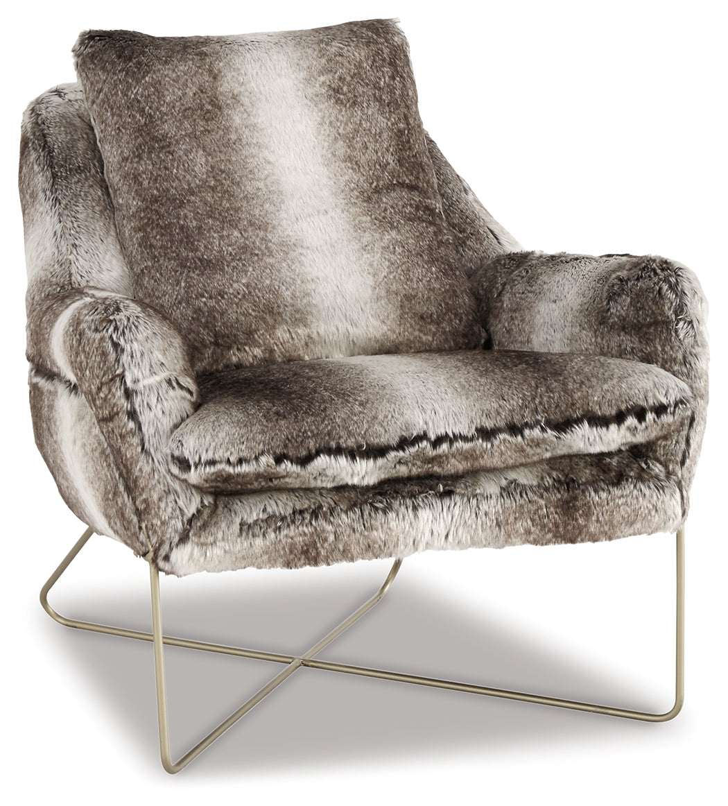 Wildau Gray Accent Chair