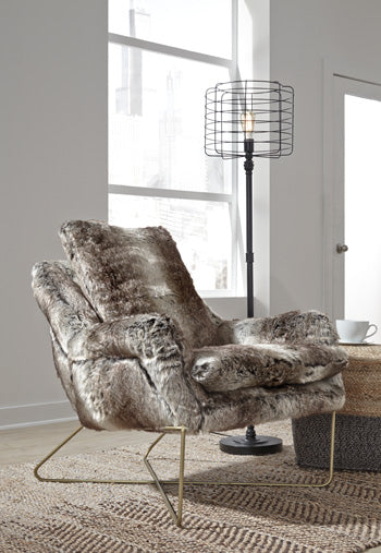 Wildau Gray Accent Chair