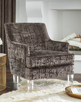 Gloriann Charcoal Accent Chair