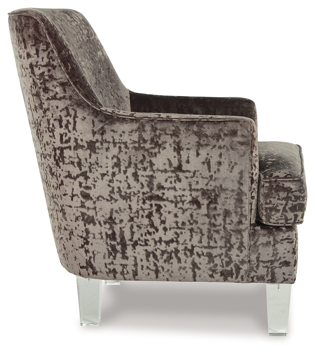 Gloriann Charcoal Accent Chair