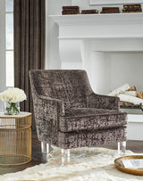 Gloriann Charcoal Accent Chair