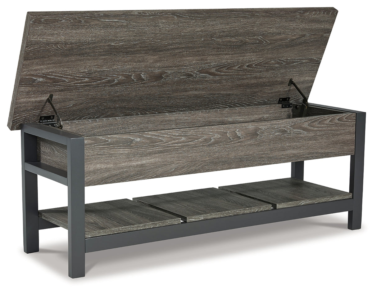 Rhyson Brown Storage Bench