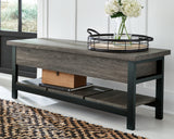 Rhyson Brown Storage Bench