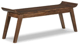 Abbianna Medium Brown Accent Bench