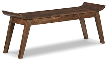 Abbianna Medium Brown Accent Bench