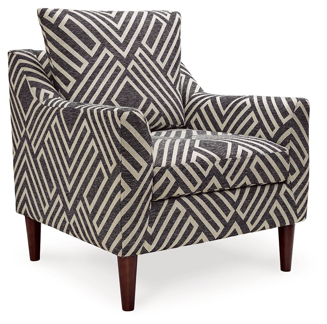 Morrilton Natural/Charcoal Next-Gen Nuvella Accent Chair