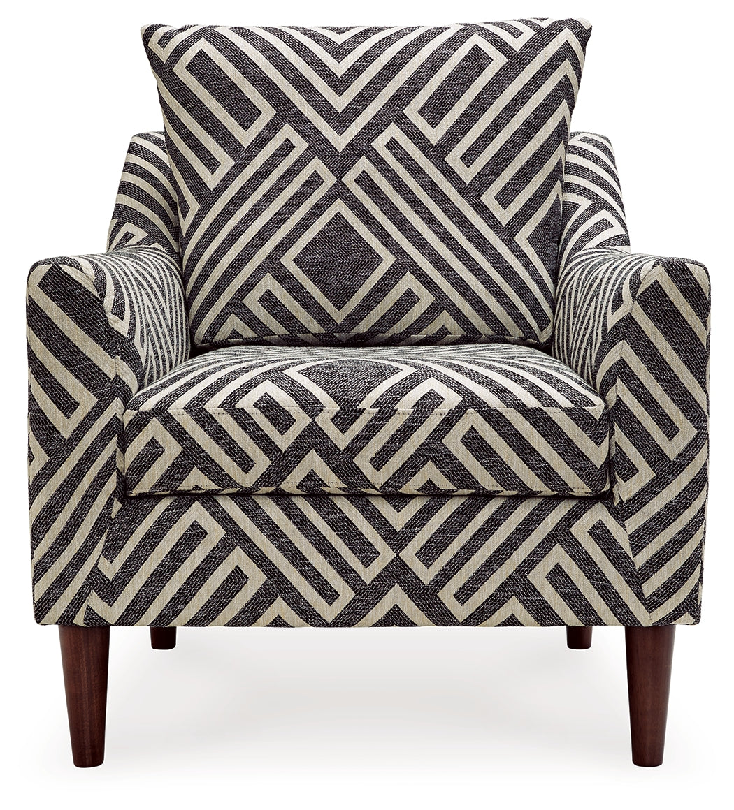 Morrilton Natural/Charcoal Next-Gen Nuvella Accent Chair