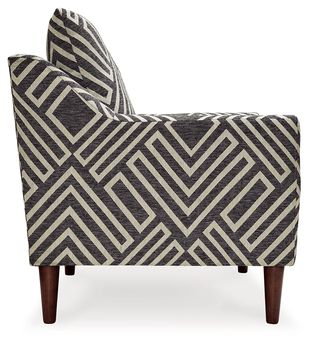 Morrilton Natural/Charcoal Next-Gen Nuvella Accent Chair