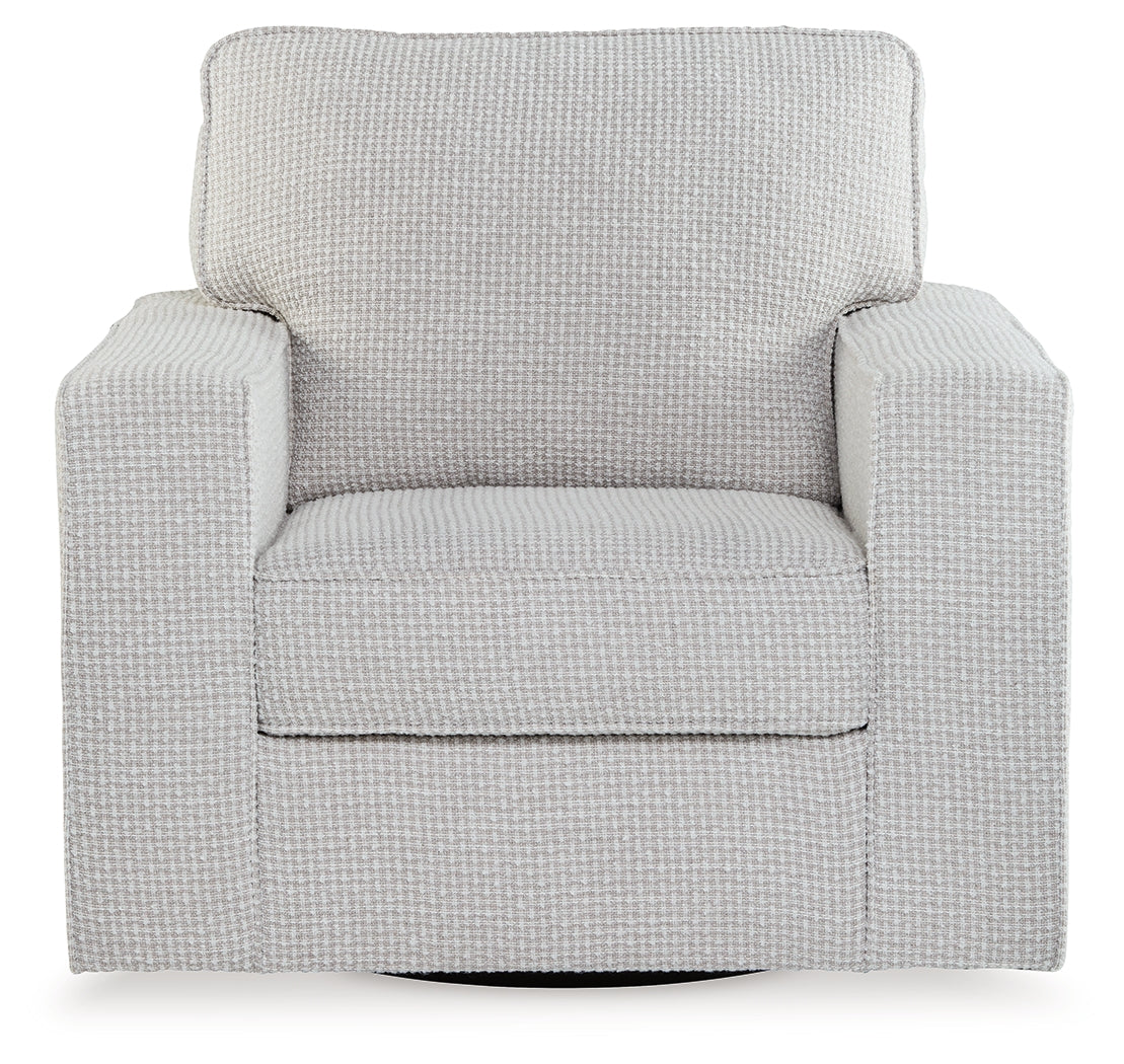 Olwenburg Taupe Swivel Accent Chair