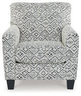 Hayesdale Black/Cream Accent Chair