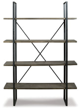 Gilesgrove Black/Gray Bookcase