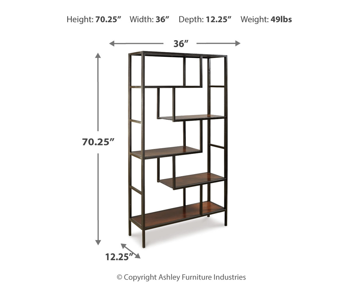 Frankwell Brown/Black Bookcase