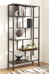 Frankwell Brown/Black Bookcase