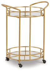 Wynora Gold Bar Cart