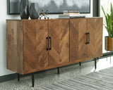 Prattville Brown Accent Cabinet