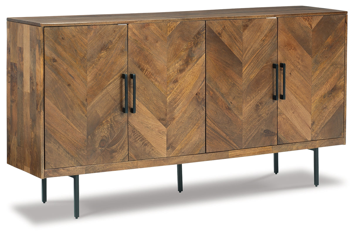 Prattville Brown Accent Cabinet