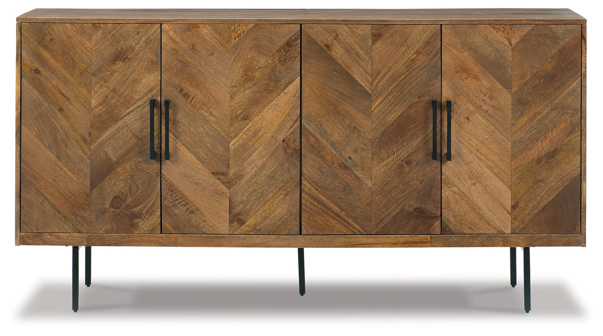 Prattville Brown Accent Cabinet