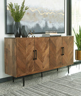 Prattville Brown Accent Cabinet