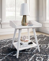 Blariden White Accent Table