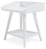 Blariden White Accent Table