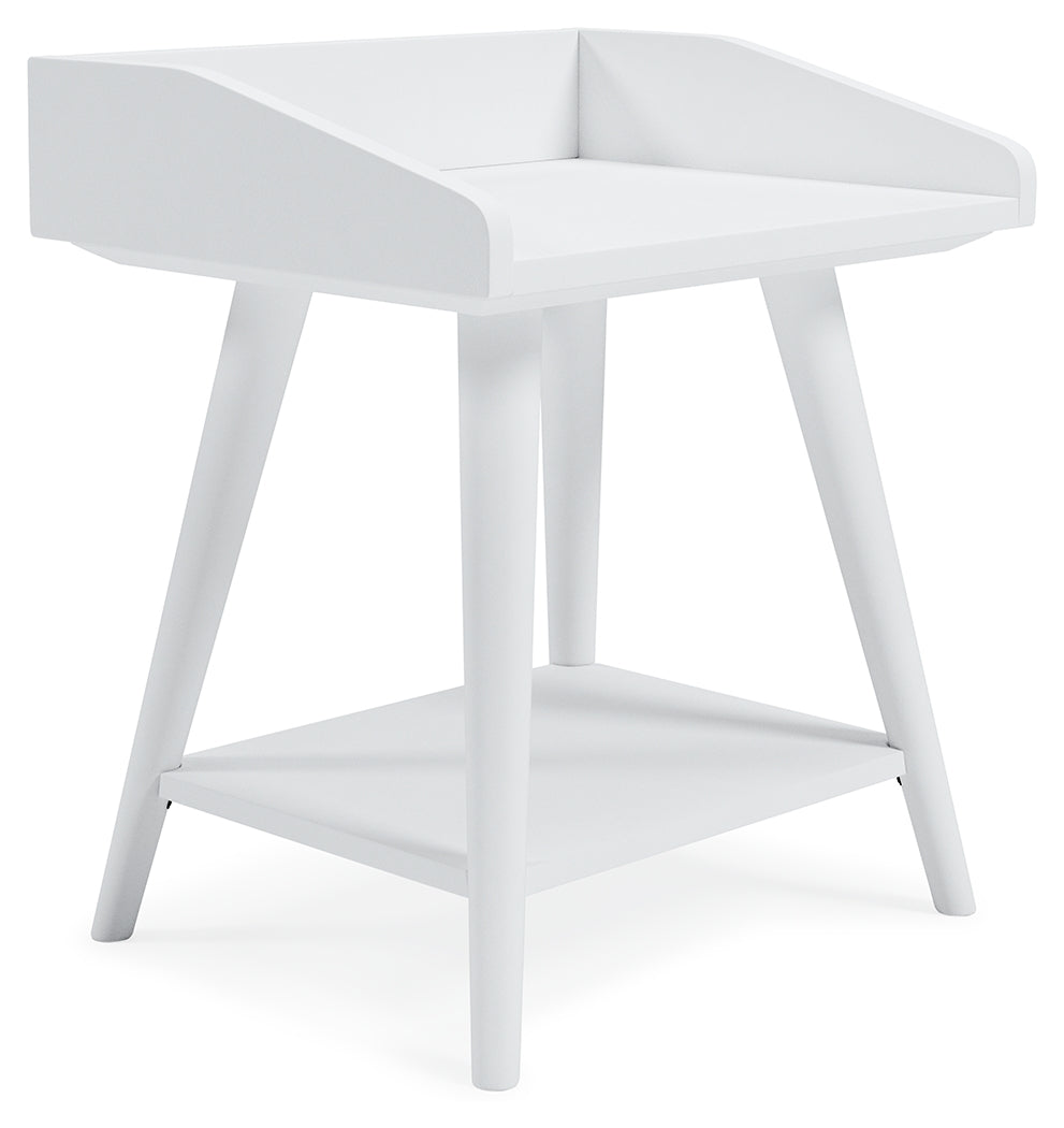 Blariden White Accent Table