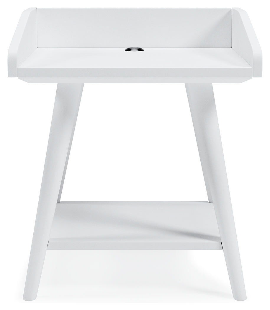 Blariden White Accent Table