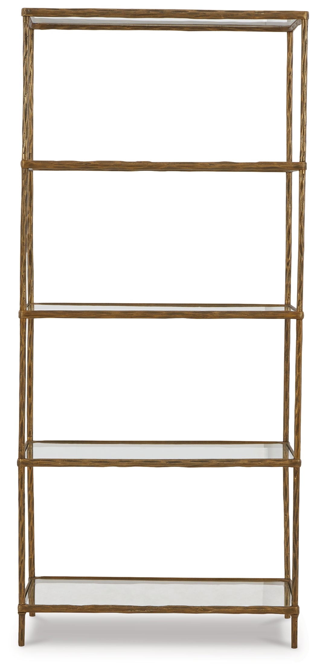 Ryandale Antique Brass Finish Bookcase