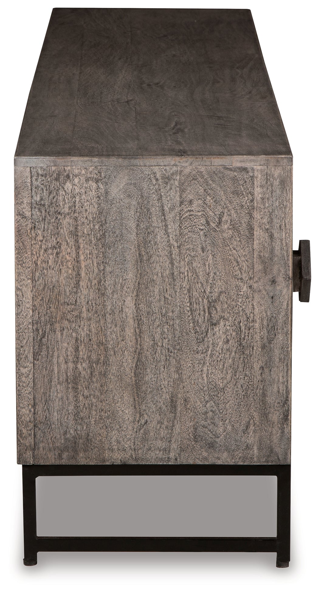 Treybrook Distressed Gray Accent Cabinet