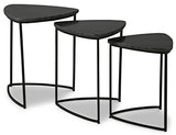 Olinmere Black Accent Table (Set Of 3)