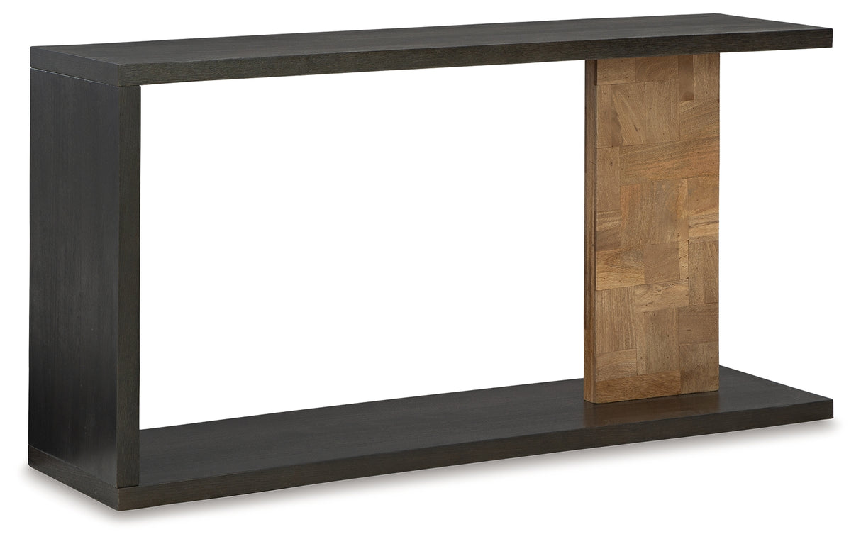 Villmund Brown Console Sofa Table