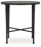 Thomner Black Accent Table